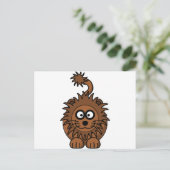 Carte Postale Joli lion caricature (Debout devant)