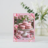 Carte Postale Joli Macaron rose (Debout devant)
