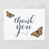 Carte Postale Joli monarque papillon Merci d'art (Devant)