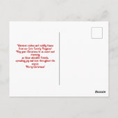 Carte Postale Joli Noël de Pingouins (Dos)