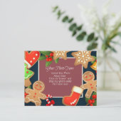 Carte Postale Joli Noël personnalisé (Debout devant)