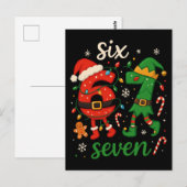 Carte Postale Joli Noël Six Sept Mème (Devant / Derrière)