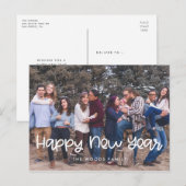 Carte Postale Joli Nouvel An photo de vacances (Devant / Derrière)