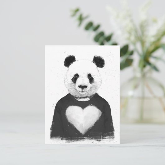 Carte Postale Joli panda (Debout devant)