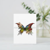 Carte Postale Joli papillon (Debout devant)