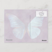 Carte Postale Joli Papillon bleu Iridescente (Dos)
