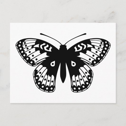 Carte Postale Joli Papillon Fritillaire (Devant)