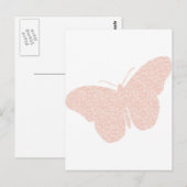 Carte Postale Joli papillon moderne (Devant / Derrière)