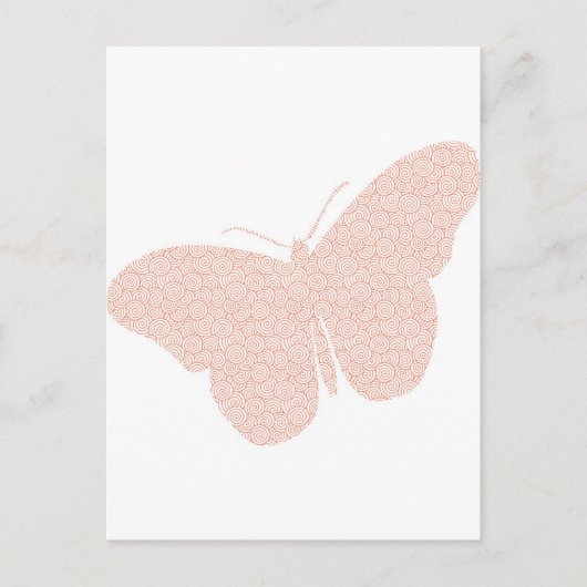 Carte Postale Joli papillon moderne (Devant)