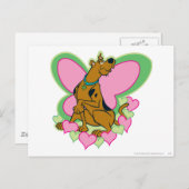 Carte Postale Joli Papillon Scooby-Doo (Devant / Derrière)