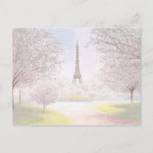 Carte Postale Joli Paris À Pastels