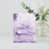 Carte Postale Joli Peony Violet (Debout devant)