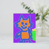 Carte Postale Joli petit chat (Debout devant)