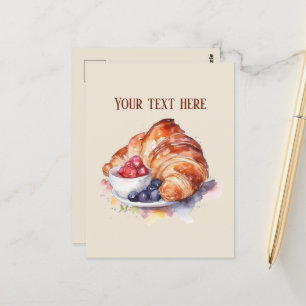 Carte Postale Joli petit déjeuner, ajouter du texte