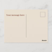 Carte Postale Joli petit déjeuner, ajouter du texte (Dos)