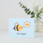 Carte Postale Joli Petit Doodle Abeille Abeille (Debout devant)