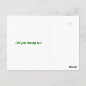 Carte Postale Joli Petit Étang Vert Vert Arbre Feuilles Lumière  (Dos)