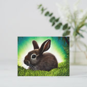 Carte Postale Joli petit lapin de livre d'images (Debout devant)