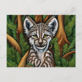 Carte Postale Joli Petit Lynx Kitten adorable (Devant)