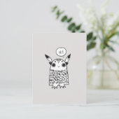 Carte Postale Joli petit monstre (Debout devant)