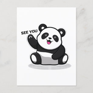 Carte Postale joli petit panda