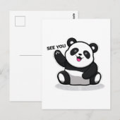 Carte Postale joli petit panda (Devant / Derrière)