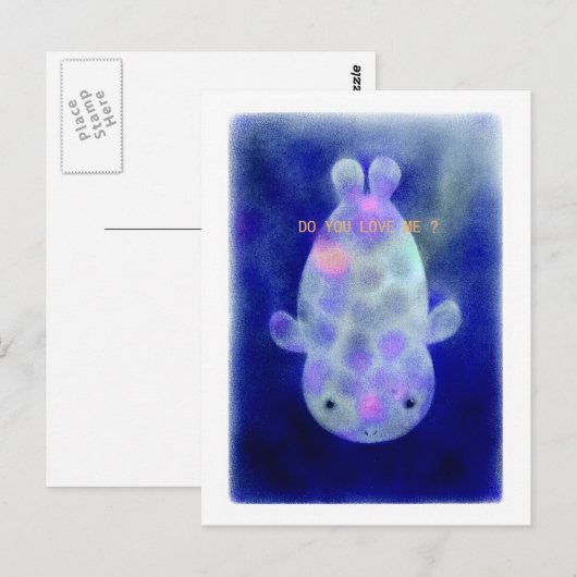 Carte Postale Joli phoque (Devant / Derrière)