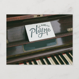 Carte Postale Joli Piano