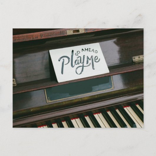 Carte Postale Joli Piano (Devant)
