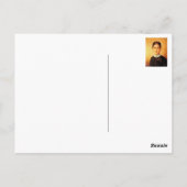 Carte Postale Joli portrait de femme (Dos)