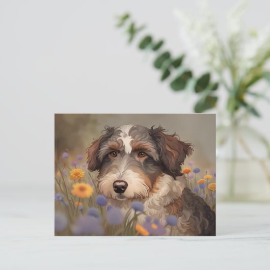 Carte Postale Joli portrait d'un modèle d'ébullition (Debout devant)