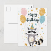 Carte Postale Joli Raton Joyeux anniversaire  (Devant / Derrière)