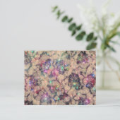 Carte Postale Joli Roses de dentelle (Debout devant)