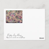 Carte Postale Joli Roses de dentelle (Dos)