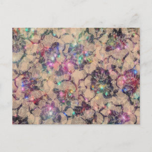 Carte Postale Joli Roses de dentelle