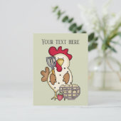 Carte Postale Joli tableau de cuisines ajouter du texte (Debout devant)