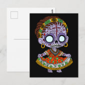 Carte Postale Joli Zombie angolais (Devant / Derrière)