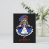 Carte Postale Joli Zombie français (Debout devant)