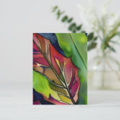 Carte Postale Jolie aquarelle Botanique (Debout devant)