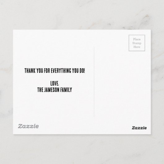 Carte Postale Jolie aquarelle rose Meilleure appréciation pour u (Dos)