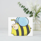 Carte Postale Jolie bumble abeille (Debout devant)