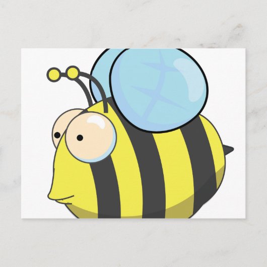 Carte Postale Jolie bumble abeille (Devant)