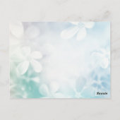 Carte Postale Jolie coccinelle à pois bleu daisy anniversaire en (Dos)