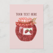 Carte Postale Jolie confiture de framboise ajouter du texte (Devant)