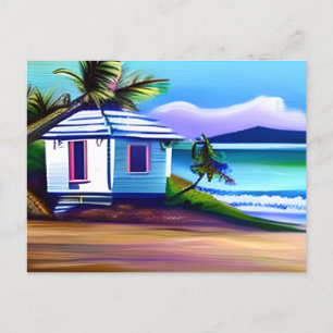 Carte Postale Jolie eau bleue Art océanique
