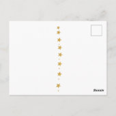 Carte Postale Jolie fée d'anime et dragon Chibi | Bonjour ! (Dos)