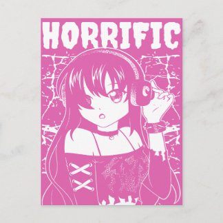 Carte Postale Jolie fille d'anime