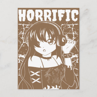 Carte Postale Jolie fille d'anime