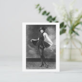 Carte Postale Jolie fille dansante, années 1910 (Debout devant)