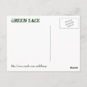 Carte Postale Jolie fille Silhouette (Dos)